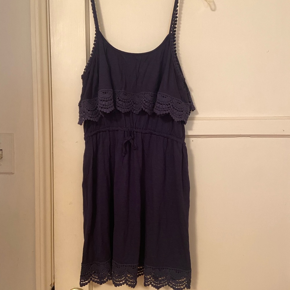 Forever 21 Blue Floral Summer Dress